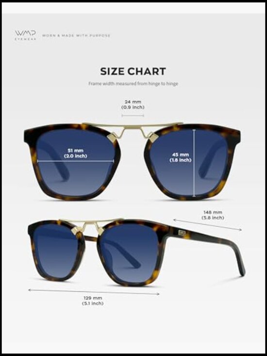 Oversized Square Polarized Acetate Sunglasses with Metal Double-Bar Bridge main image 6